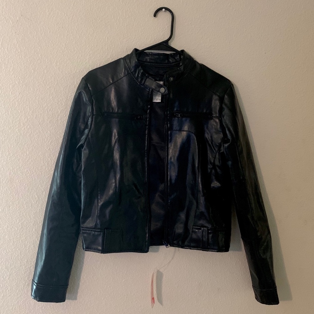 ‼️SOLD‼️ NWT Lipstick Boutique Faux Leather Jacket